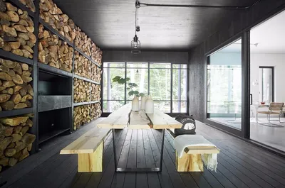 Дизайн интерьера дома в стиле шале от Atelier BARDA