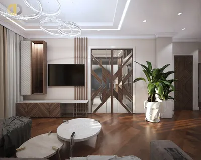 Дизайнерский ремонт квартиры в стиле шале в Москве, цены