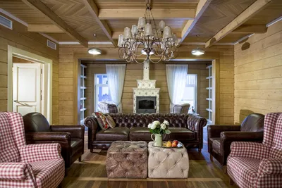 Интерьер деревянного дома может быть стильным и современным – Энциклопедия  домовладельца