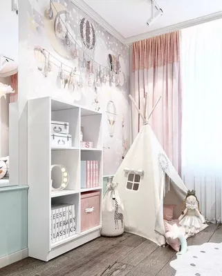 ≡ ➤ Дизайн детской комнаты со сказочными единорогами для девочки ⋆ ⋆  Фабрика мебели «Mamka™» ᐈ Эксперт детского пространства