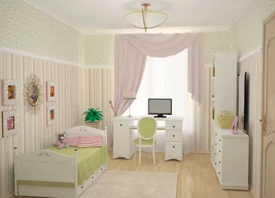Простой дизайн детской комнаты - 64 фото