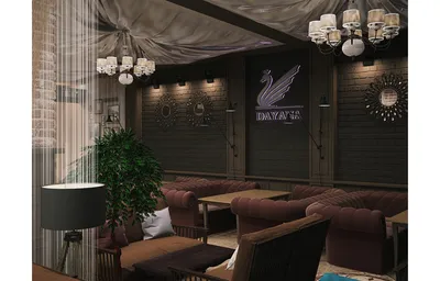 Дизайн ресторана Lounge Cafe \"Даяна\" в Крыму- дизайнер Ирина Грищенко