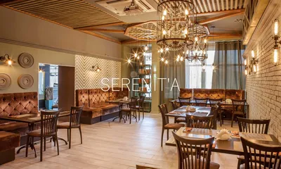 Дизайн кафе и ресторанов в Волгограде от студии дизайна Serenita.