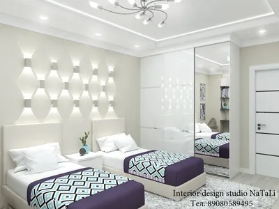 Дизайн интерьера комнаты для двух подростков. Abitant Москва