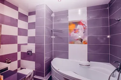 Фиолетовая ванная комната: реальные фото примеры и идеи оформления