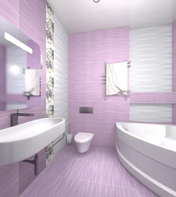Ванная комната в сиреневых тонах | Роскошные ванные комнаты, Дизайн дома,  Дизайн