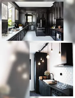 Дизайн кухни в черном цвете | Мебельная фабрика БОБР | Дзен