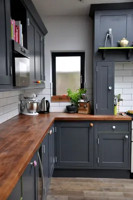 Черная кухня - 100 фото идей сочетания интерьера кухни в черном цвете