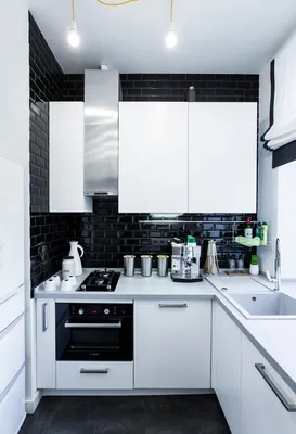Дизайн черно-белой кухни - 87 фото идей оригинального дизайна