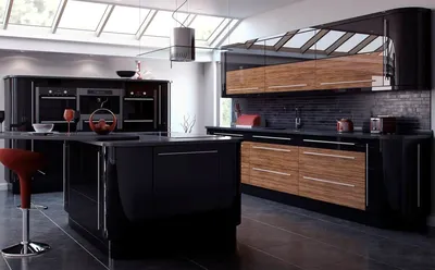 Черная кухня: варианты, смелые дизайнерские идеи, примеры | Mixnews
