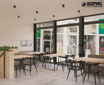 Дизайн интерьера кафе в Харькове - BORISSTUDIO