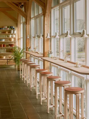 Экологичный проект датской студии Vermland | Cafe interior design, Cafe  design, Restaurant design