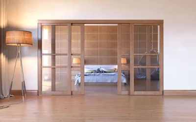 Межкомнатные перегородки в спальню - проекты межкомнатных дверей в интерьере