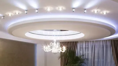 Подвесной потолок из гипсокартона в зале/гостиной (подвесной, навесной п...  | Gypsum ceiling, Gypsum ceiling design, Ceiling design bedroom