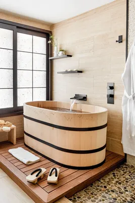 Ванна японская: стиль комнаты и виды ванн, фураке, офуро и деревянная, фото