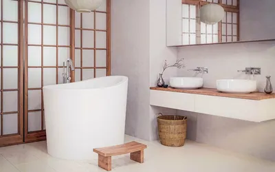 Как создать ванную комнату в японском стиле у себя дома | METAarchitects |  Дзен