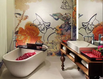 Дизайн ванной комнаты: 50+ фото оформления интерьера ванны