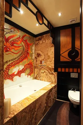 Ванная комната в японском стиле (63 фото)