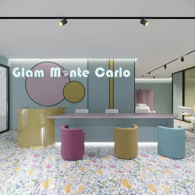 Дизайн салона красоты маленькой площади в Монако | Студия дизайна интерьера  Марии Грин