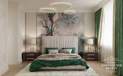 Лучшие идеи зелёной спальни в дизайне интерьера