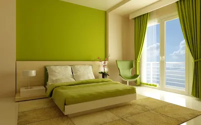 Темно-зеленый цвет в интерьере спальни - 34 фото дизайнов