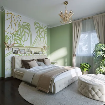Спальня в бежево зеленых тонах (42 фото) - красивые картинки и HD фото
