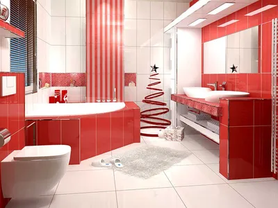 Черная ванная комната: как выполнить дизайн (фото). Выбор цвета для ванной: ванная  комната красного цвета