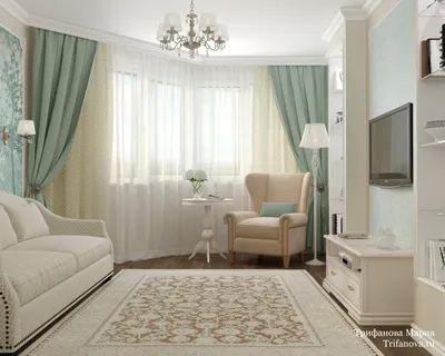 Дизайн штор для светлой гостиной - 64 фото