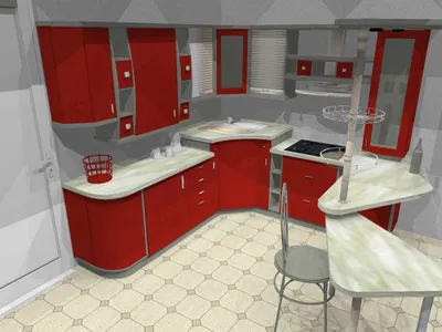 75 ярких идей оформления кухни в красном цвете с фото