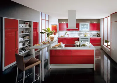 Красная кухня: все за и против — Roomble.com