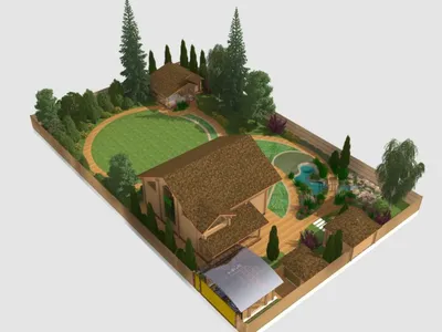 Планировка дачного участка 15 соток под строительство: схемы, варианты с  размерами и фото с домом