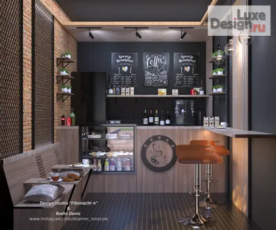 Дизайн интерьера кафе \"Кафе в стиле Loft.\" | Портал Люкс-Дизайн.RU
