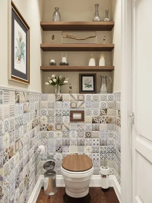 41 способ оформить маленький санузел в квартире - фото смотри! | Интерьер, Маленький  туалет, Дизайн туалета