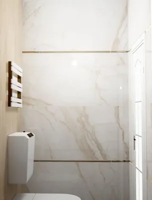 Дизайн-проект Supreme, маленький туалет от «Дон Керам»