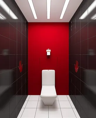 Отделка туалетной комнаты - 68 фото