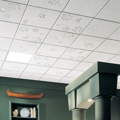Плитка на потолок — основные способы установки различных типов потолочных  плит (75 фото-идей) — Строительный портал — Strojka-Gid.ru