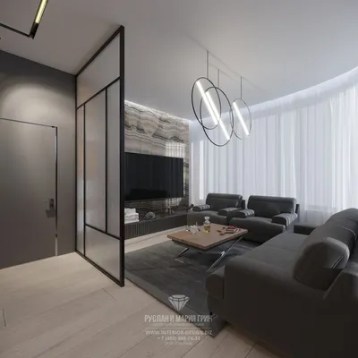 Современный дизайн квартиры в Москве | Студия Руслана и Марии Грин