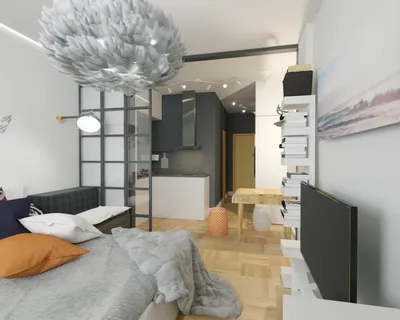 Интерьер маленькой квартиры в современном стиле | ivd.ru