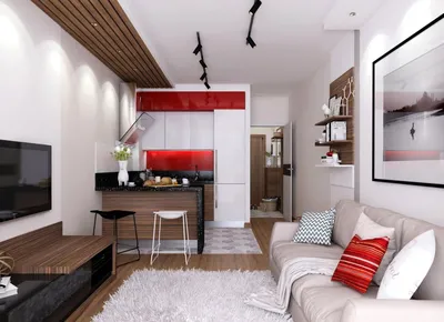 Дизайн однокомнатной квартиры - идеи интерьера однушки, фото | Legko.com