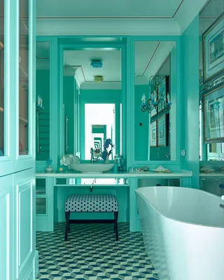 Крашеные стены в ванной комнате: 10 примеров из Instagram | myDecor