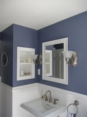 Окрашенные стены в ванной (79 фото) » НА ДАЧЕ ФОТО