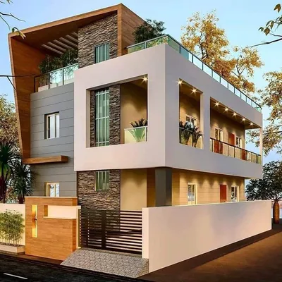 Фасады домов ближайшего будущего | Пикабу