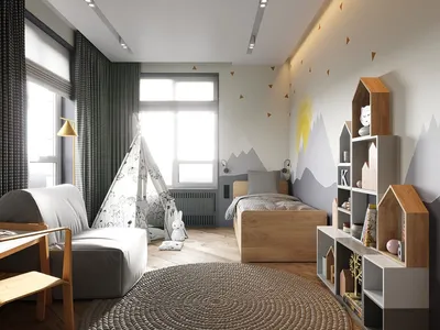 Проект WAY-OUT. Москва, 14,3 кв.м💫 Дизайн детской комнаты - это всегда  временно⏳ Дети взрослеют,… | Дизайн детской комнаты, Квартирные идеи,  Игровая комната дизайн