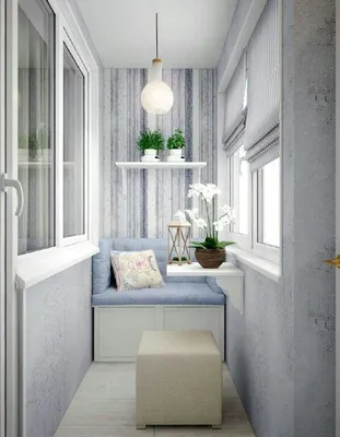 Дизайн маленького балкона в квартире - 69 фото