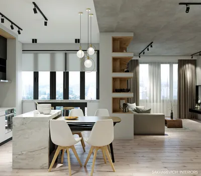 Дизайн квартиры в стиле минимализм — Roomble.com
