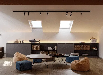 Интерьер гостиной / Interior living room on Behance