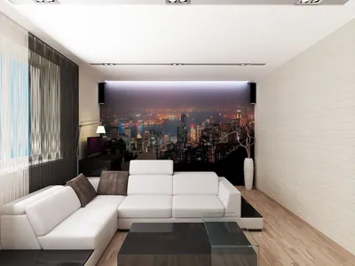 Дизайн зала - интерьер гостиной в квартире от строительной компании NewStroy