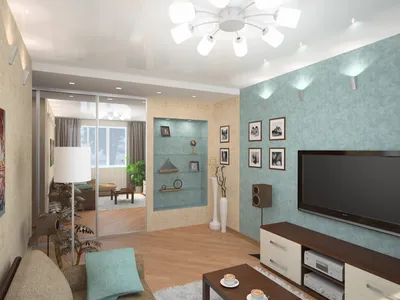 Дизайн зала в квартире: интерьер двухкомнатного помещения