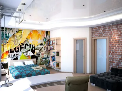 Дизайн интерьера молодежной комнаты [65 фото]