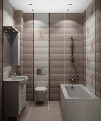 Ванная комната дизайн кафельной плитки - 57 фото